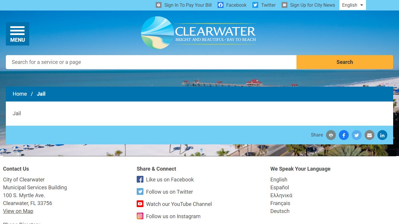 Jail - City of Clearwater